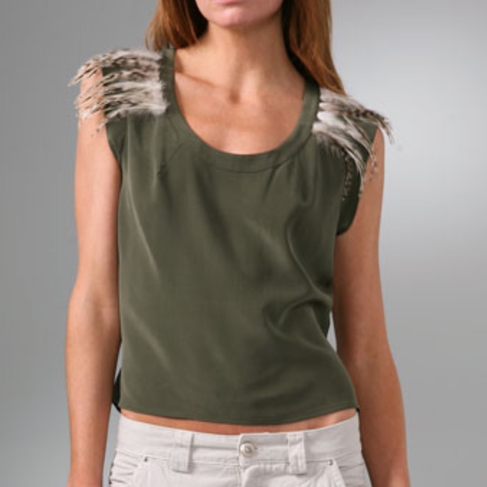 Madison Marcus Boundless Feather Top